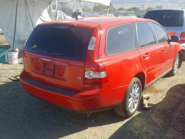 YV1MW682272313293 - 2007 VOLVO V50 T5 RED photo 4