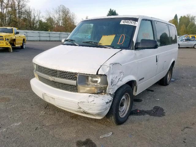 1GNDM19W4VB195364 - 1997 CHEVROLET ASTRO WHITE photo 2