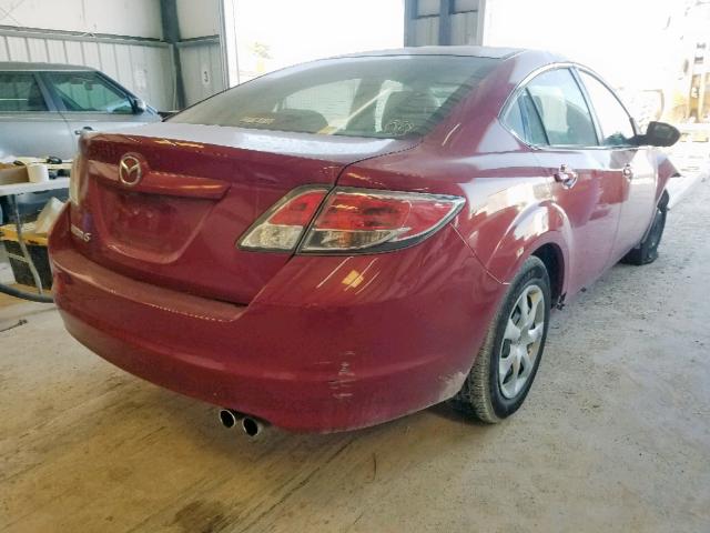 1YVHZ8BH2A5M04975 - 2010 MAZDA 6 I RED photo 4