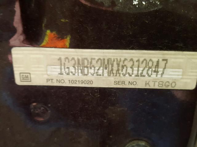 1G3NB52MXX6312847 - 1999 OLDSMOBILE CUTLASS GL 栗色 照片 10