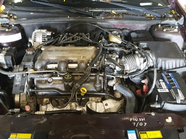 1G3NB52MXX6312847 - 1999 OLDSMOBILE CUTLASS GL 栗色 照片 7