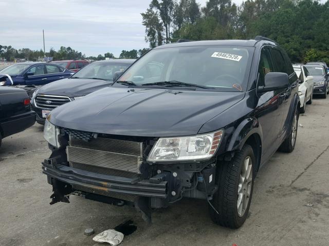 3D4PG1FG6BT540918 - 2011 DODGE JOURNEY MA BLACK photo 2