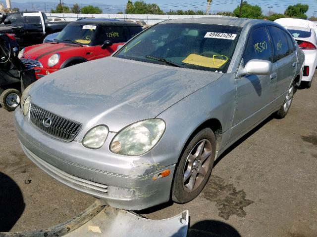 JT8BD69S750204448 - 2005 LEXUS GS 300 SILVER photo 2