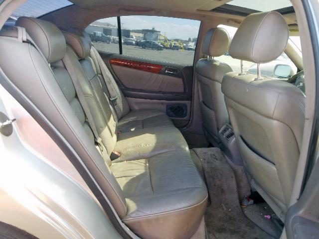 JT8BD69S750204448 - 2005 LEXUS GS 300 SILVER photo 6