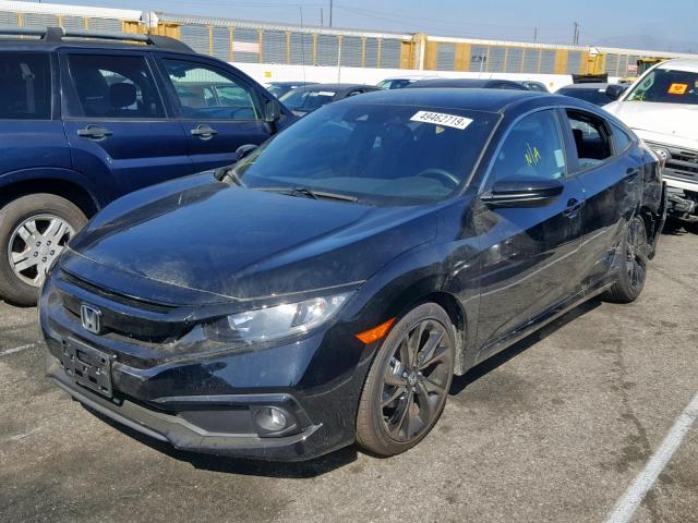 2HGFC2F89KH539582 - 2019 HONDA CIVIC SPOR BLACK photo 2