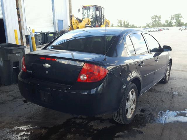 1G1AT58H297293593 - 2009 CHEVROLET COBALT LT BLACK photo 4