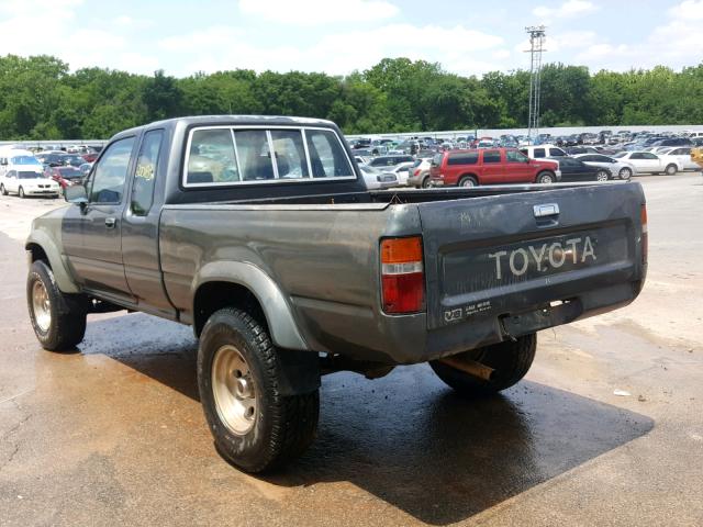 JT4VN13D6M5045321 - 1991 TOYOTA PICKUP 1/2 GRAY photo 3