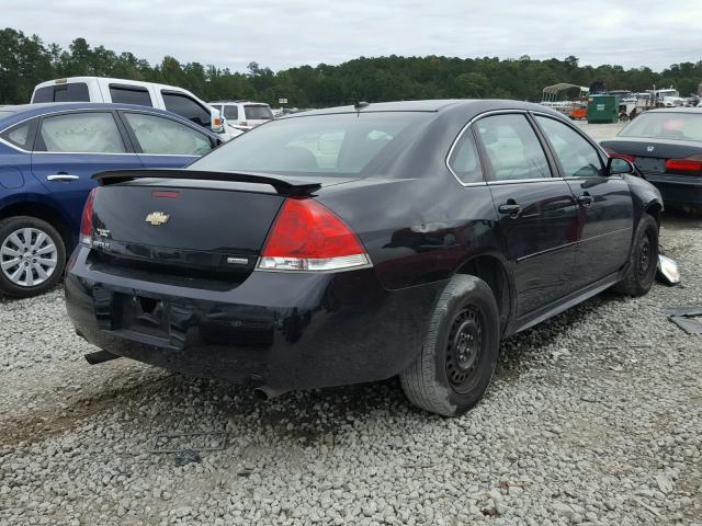 2G1WA5E34E1152097 - 2014 CHEVROLET IMPALA LIM BLACK photo 4