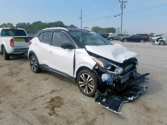 3N1CP5CU8JL515324 - 2018 NISSAN KICKS S WHITE photo 1