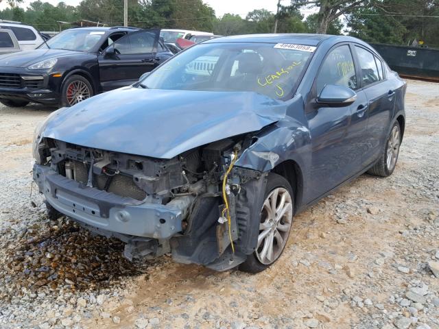 JM1BL1S51A1102305 - 2010 MAZDA 3 S BLUE photo 2