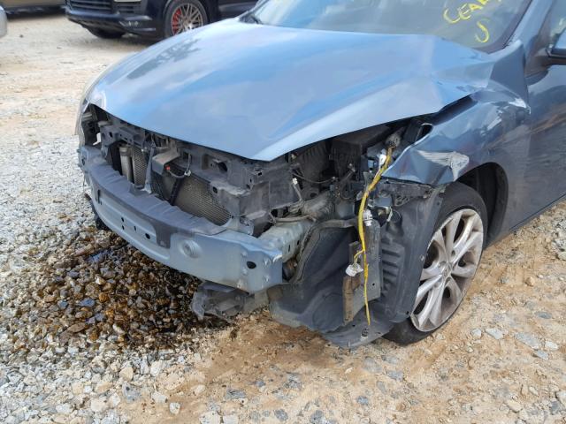 JM1BL1S51A1102305 - 2010 MAZDA 3 S BLUE photo 9