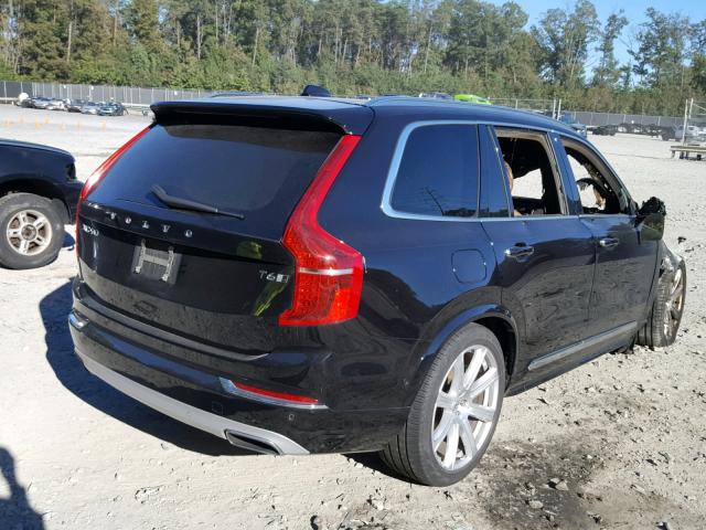 YV4A22PN0G1004854 - 2016 VOLVO XC90 T6 BLACK photo 4