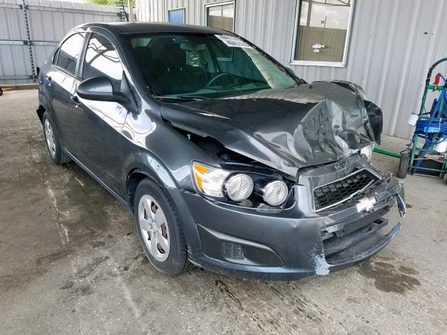 1G1JB5SH1D4118144 - 2013 CHEVROLET SONIC LS 灰色 照片 1