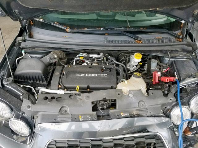 1G1JB5SH1D4118144 - 2013 CHEVROLET SONIC LS 灰色 照片 7