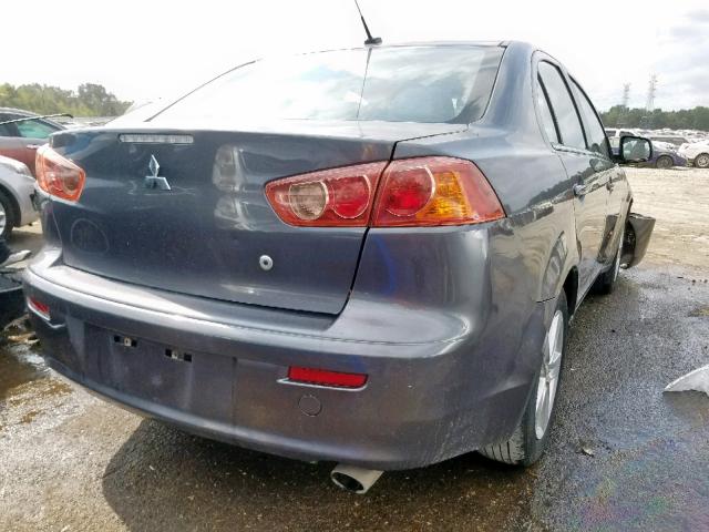 JA3AU26U08U030097 - 2008 MITSUBISHI LANCER ES GRAY photo 4