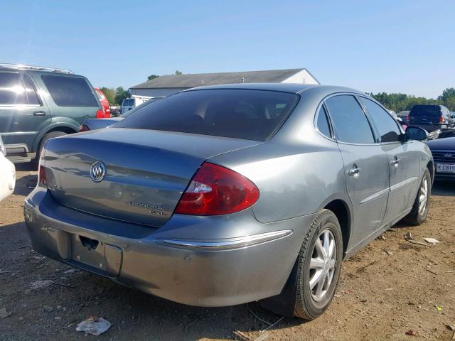 2G4WD532051314716 - 2005 BUICK LACROSSE C GRAY photo 4