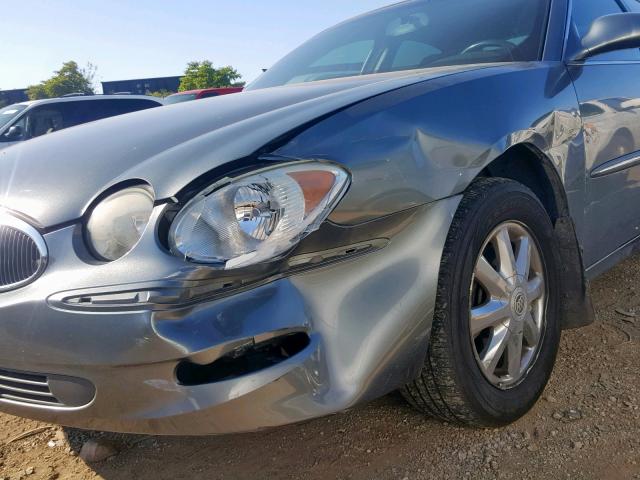 2G4WD532051314716 - 2005 BUICK LACROSSE C GRAY photo 9