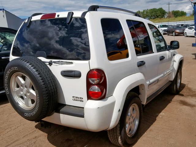 1J4GL58595W629211 - 2005 JEEP LIBERTY LI WHITE photo 4