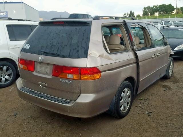 5FNRL189X3B007230 - 2003 HONDA ODYSSEY EX GOLD photo 4