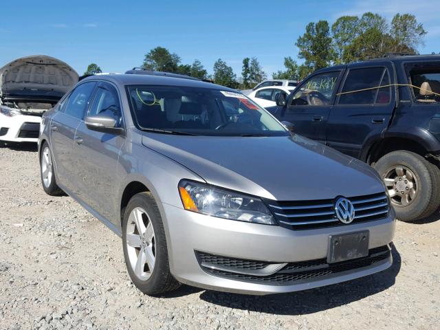 1VWBP7A37DC060882 - 2013 VOLKSWAGEN PASSAT SE SILVER photo 1