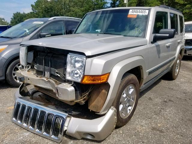 1J8HH48K07C661974 - 2007 JEEP COMMANDER ვერცხლისფერი ფოტო 2