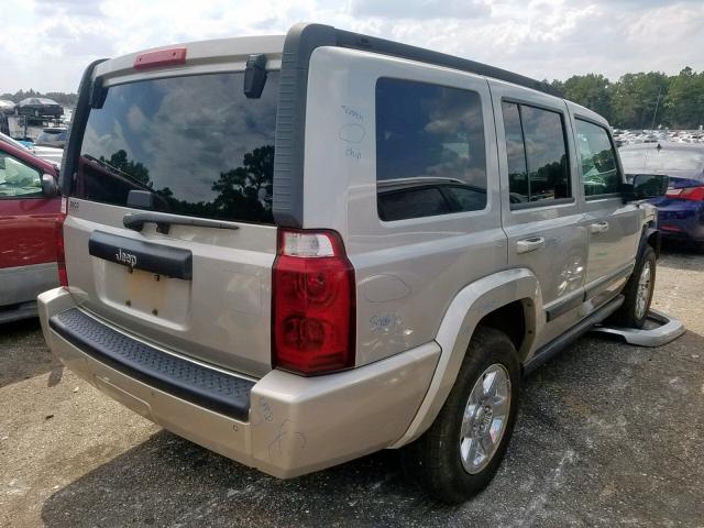 1J8HH48K07C661974 - 2007 JEEP COMMANDER ვერცხლისფერი ფოტო 4
