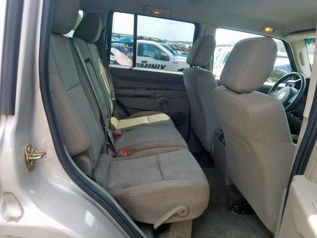 1J8HH48K07C661974 - 2007 JEEP COMMANDER ვერცხლისფერი ფოტო 6