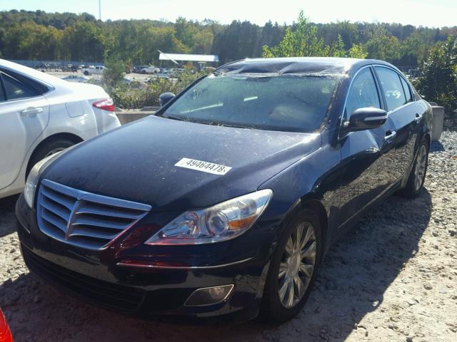 KMHGC46E59U016776 - 2009 HYUNDAI GENESIS 3. BLUE photo 2