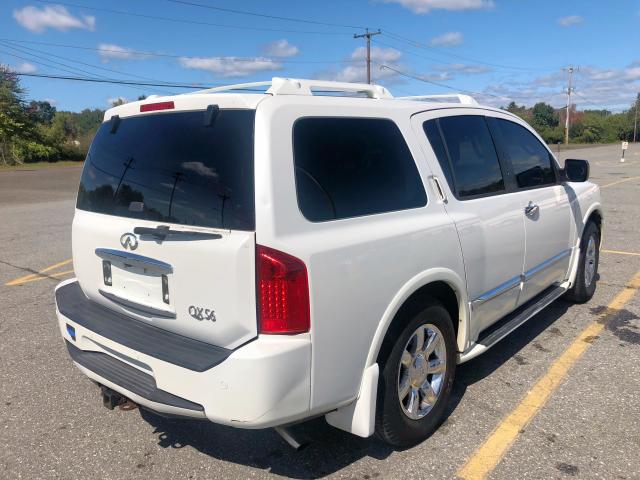 5N3AA08C76N811986 - 2006 INFINITI QX56 WHITE photo 5