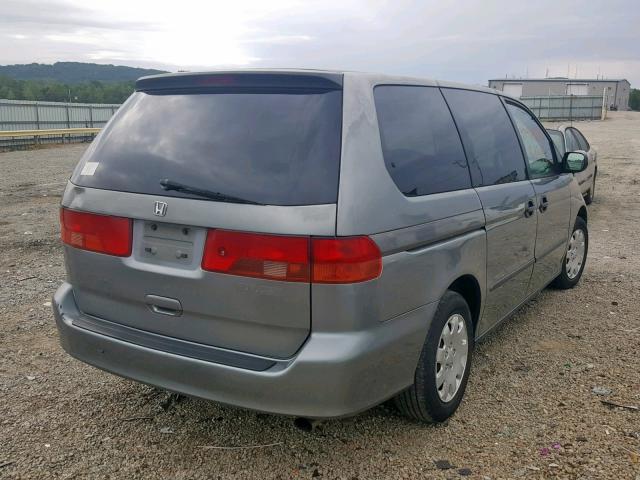 2HKRL1855YH561457 - 2000 HONDA ODYSSEY LX GRAY photo 4