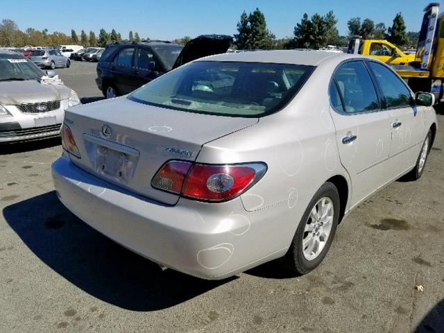 JTHBF30G036006855 - 2003 LEXUS ES 300 SILVER photo 4