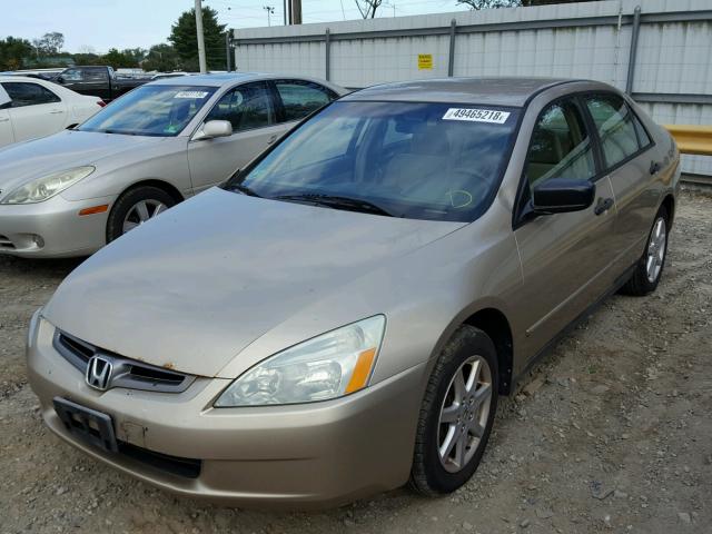 1HGCM55134A067404 - 2004 HONDA ACCORD DX GOLD photo 2