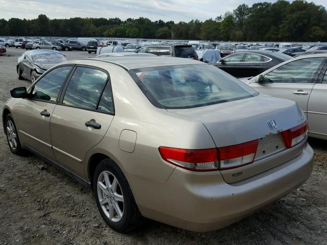 1HGCM55134A067404 - 2004 HONDA ACCORD DX GOLD photo 3