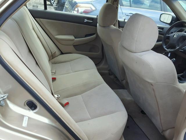 1HGCM55134A067404 - 2004 HONDA ACCORD DX GOLD photo 6