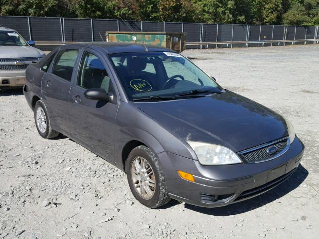 1FAFP34N15W178989 - 2005 FORD FOCUS ZX4 GRAY photo 1