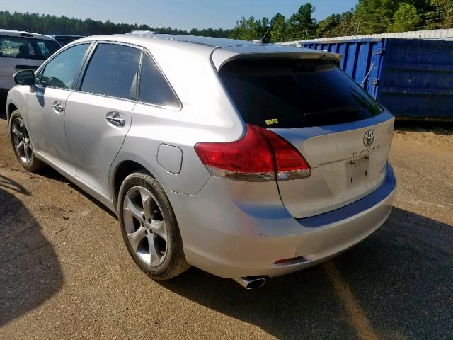 4T3ZK11AX9U013572 - 2009 TOYOTA VENZA SILVER photo 3