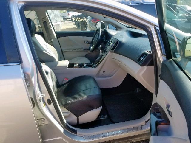 4T3ZK11AX9U013572 - 2009 TOYOTA VENZA SILVER photo 5