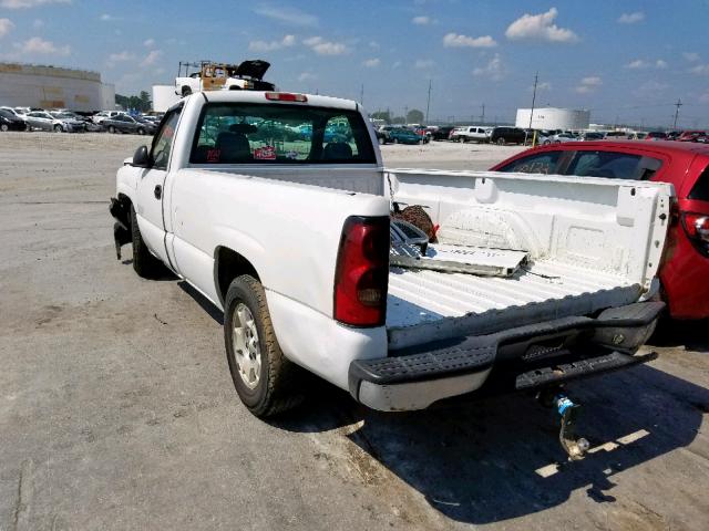 1GCEC14V16E217013 - 2006 CHEVROLET SILVERADO WHITE photo 3