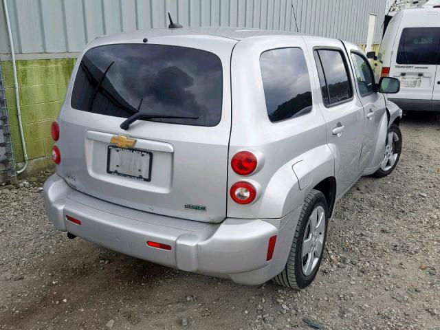 3GNBAAFW8BS565140 - 2011 CHEVROLET HHR LS SILVER photo 4