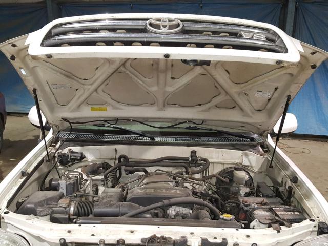 5TDBT48A31S036347 - 2001 TOYOTA SEQUOIA LI WHITE photo 7