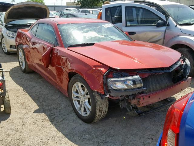 2G1FB1E3XF9162528 - 2015 CHEVROLET CAMARO LS ORANGE photo 1