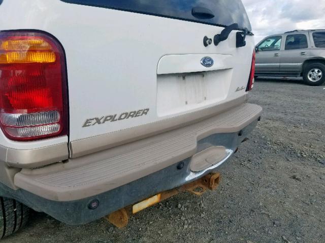 1FMDU84P5YZC55211 - 2000 FORD EXPLORER E WHITE photo 9