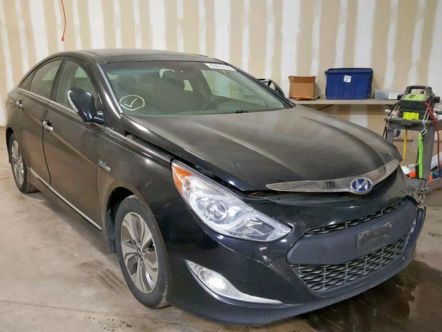 KMHEC4A44EA110343 - 2014 HYUNDAI SONATA HYB BLACK photo 1