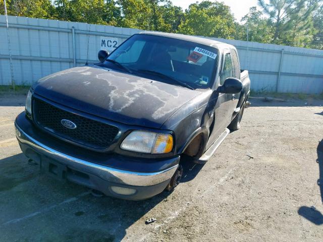 1FTRX08L4YKB41090 - 2000 FORD F150 BLUE photo 2