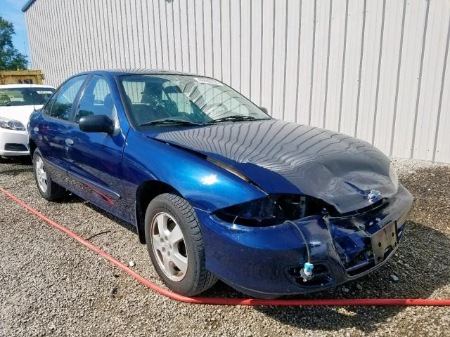 1G1JF524327210515 - 2002 CHEVROLET CAVALIER L BLUE photo 1