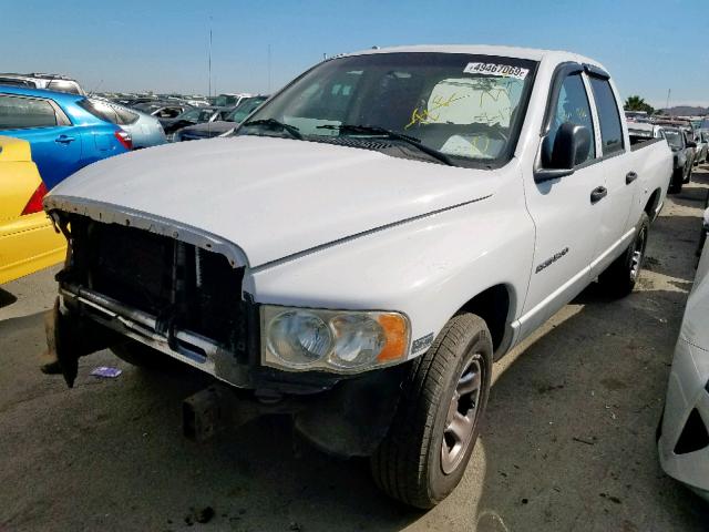 1D7HA18D63S349188 - 2003 DODGE RAM 1500 S WHITE photo 2