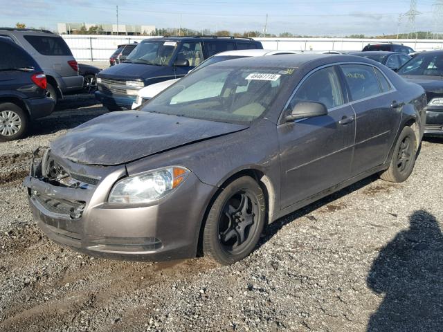 1G1ZB5EB6AF318513 - 2010 CHEVROLET MALIBU LS 灰色 照片 2