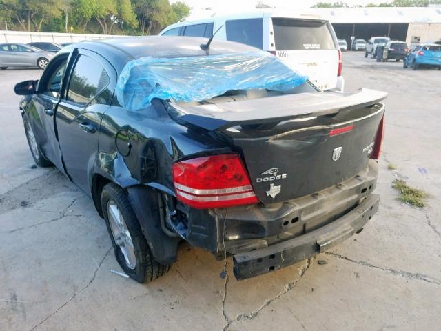 1B3CC5FB1AN151266 - 2010 DODGE AVENGER R/ BLACK photo 3