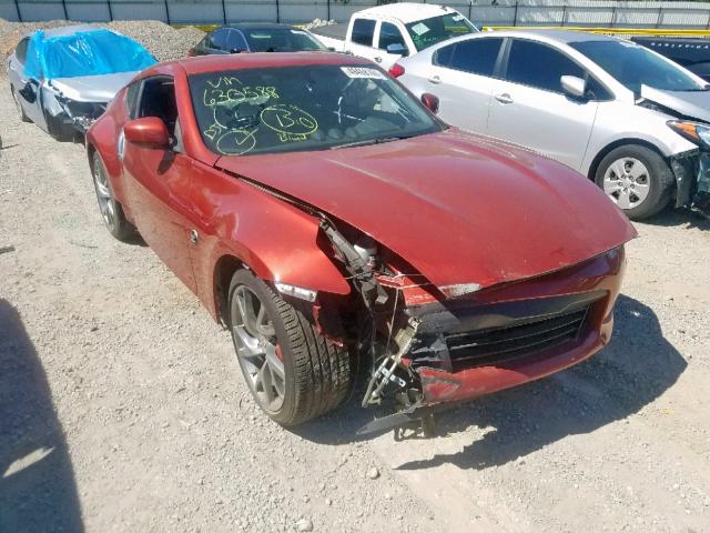 JN1AZ4EH4EM630588 - 2014 NISSAN 370Z BASE ORANGE photo 1