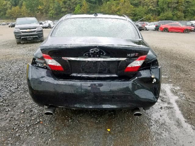 JN1BY1AP4CM331554 - 2012 INFINITI M37 BLACK photo 9